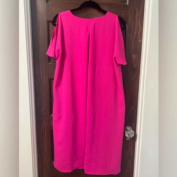 Rachel Roy Coretta V-Neck Shift pockets pink - Picture 2 of 8